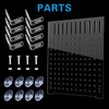 Acrylic Fish Tank Divider Aquarium Divider with 8 Suction Cups