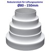 Universal reducer for ventilation systems 80/150 mm diameter, reducer connector
