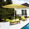 In The Swim 9' Steel Umbrella - Lemon Stripe Outdoor