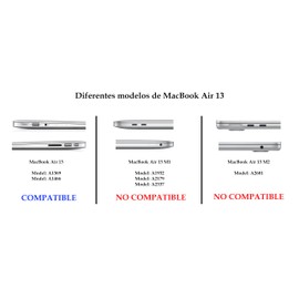 TECHNA Carcasa Case Funda Protector para MacBook Air 13 Model A1369 / A1466 Morado