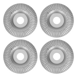 4 Pcs Grinder Wheel Disc 16mm Stainless Steel Rapid Carving Shaping Grinding Polishing Sanding Disc Silver