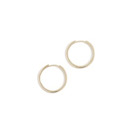 SHASHI Women's Timeless Hoops, Gold, One Size