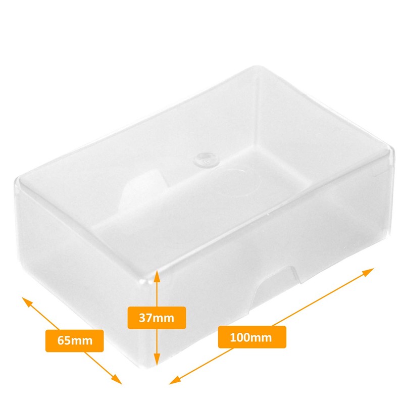 WestonBoxes Plastic Business Card Boxes - Holds 125 Business Cards
