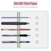 Ouzoustate Graph Paper Notebook 8.5" x 11", A4 Blue Grid