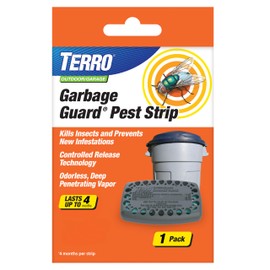 Terro T800 Garbage Guard Trash Can Insect Killer - Kills Flies, Roach, Maggots, Beetles, and Insects in Outdoor Garbage Can