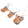 DUOWEI Acrylic Dog Jewelry Sets Cute Pet Dog Gifts Accessories