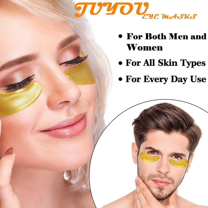 20Pcs/10Packs Gel Crystal Collagen Eye Pads, Under Eye Mask for