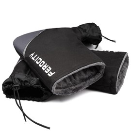 Ferocity Winter Motorcycle Gloves Warm Muffs Gloves for Scooters Bicycle Motorcycle Handlebar Cover Gloves Handlebar Warmers Model Premium [088]