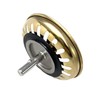 114MM Gold Sink Waste Kit, Stainless Steel and PVC Kitchen