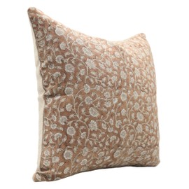 Fabritual - Funda de cojín de lino grueso con estampado floral de 16 x 16 pulgadas, funda de cojín para sofá, decoración de otoño, granja, al aire última intervensión, sala de estar, decoración