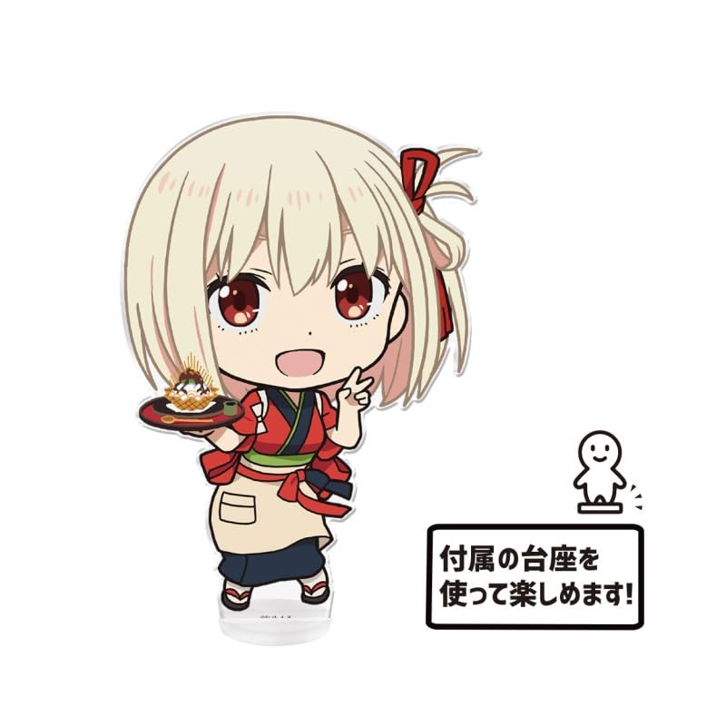 Licorice Recoil Big Puni Colo! Acrylic Figure (Chizoku Nishikiki, Cafe