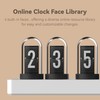 Lonyiabbi Mini Nixie Tube Clock IPS Screen Muti-Function Smart Desktop