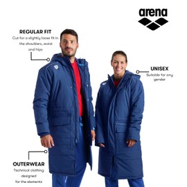 ARENA Standard Team Unisex Solid Parka, Royal