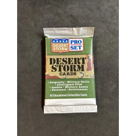 1991 Pro Set Desert Storm Pack 10 Cards/Pack