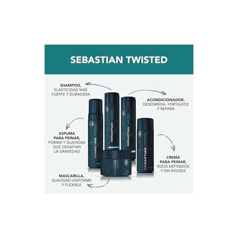 Sebastian Professional Twisted Mascarilla para Rizos 150ml