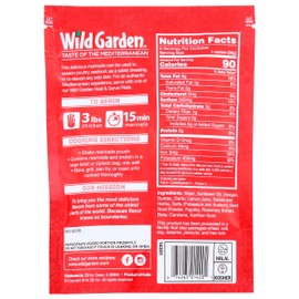 Wild Garden Ready-To-Use Persian Sumac Marinade, Authentic Meat Marinade with No Additives & Preservatives, Bold, Flavorful, Perfect for Chicken (Musakhan) Kabob and Barbecue Seasoning! 6oz