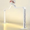 Kalolary Half Moon Light for Nail Desk, Foldable Arch Light