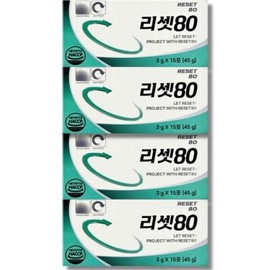 Health Country Reset 80 3g 15 packs 4 boxes (44108095) / 건강나라 리셋80 3g 15포 4박스 (44108095)