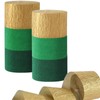 Tim&Lin Green and Gold Crepe Paper Streamers, Party Streamer Decorations