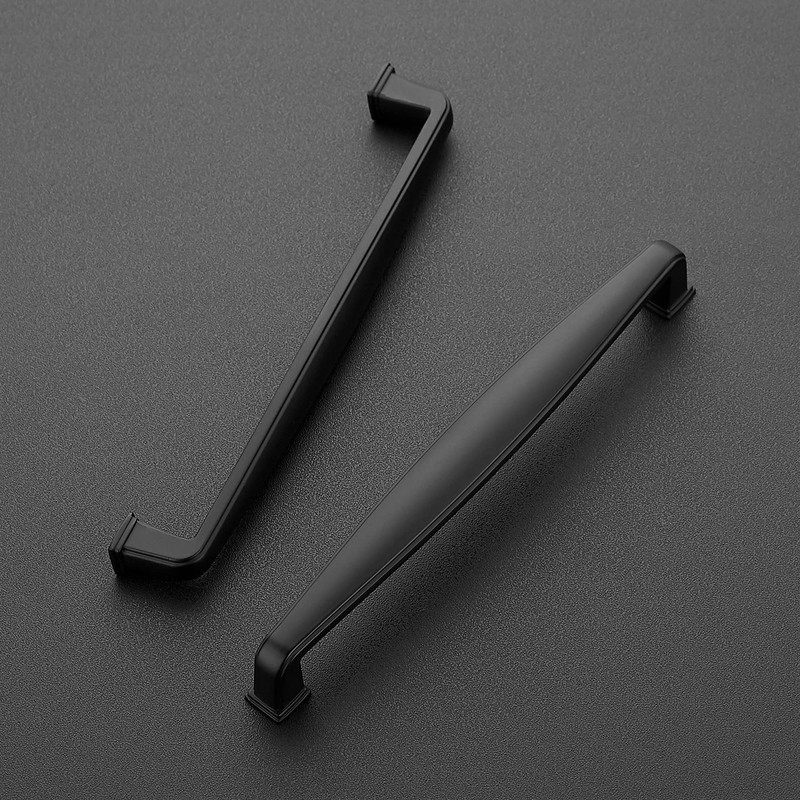 Ravinte 25 Pack Solid 6-1/4 Inch Cabinet Handles Matte Black