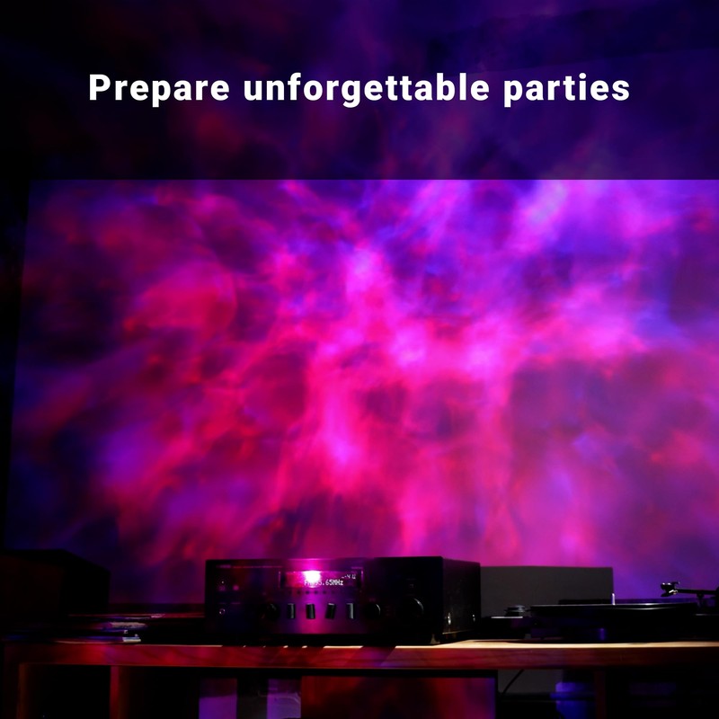 HOMEPROTEK Galaxy Projector, App Controlled Smart Starry Sky Projector, Alexa