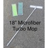 Turbo Mop 18” Turbo Mop Microfiber Mop for Tile &
