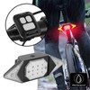 Bike Tail Turn Signal Light Safety Warning Bike Brake Rear