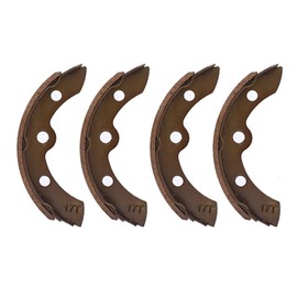 waltyotur Golf Cart 4 Pcs Brake Shoes Brake Pads Replacement for Club Car 1995-Up DS and Precedent Golf Cart 1018232-01 2 Short and 2 Long