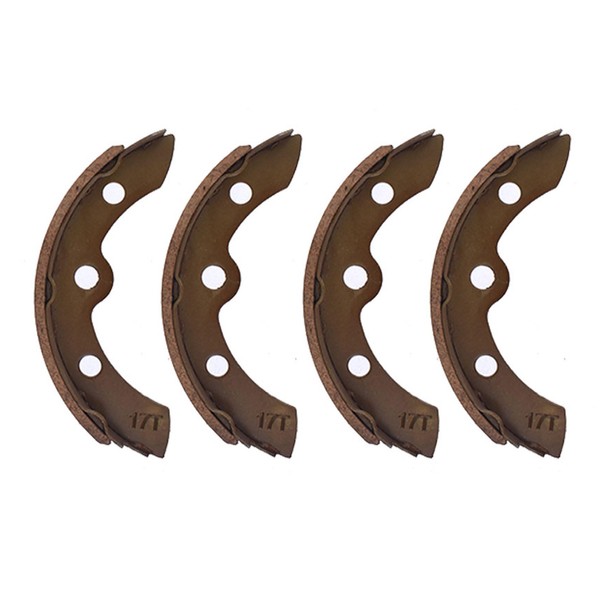 waltyotur Golf Cart 4 Pcs Brake Shoes Brake Pads Replacement