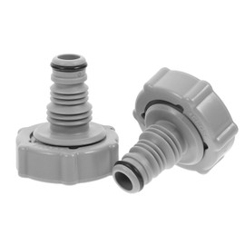 Milisten 2pcs Swimming Pool Vacuum Hose Adapter, Grey 32 Mm Connector for P6H1419, Durable Pe Material, Easy to Use, Leak-Proof, Ideal for Pool Drainage and Water Pipe Connections
