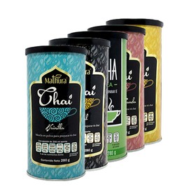 Te Chai Mix 5 Sabores De 280gr Cada Uno Marca Mathura                                                                                                 