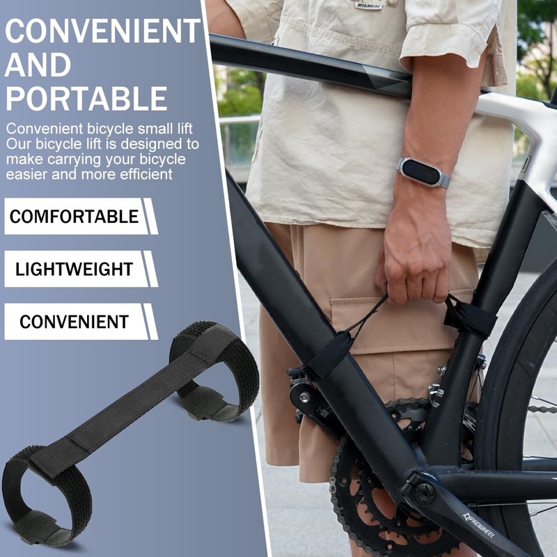 Pack of 2 Bicycle Carrier Straps Bicycle Wrist Straps Portable