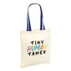 Tiny Human Tamer Tote Bag Cotton Shopper - Novelty Funny