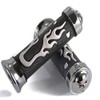 Szmsmy Skull Bike Grip 1.0 inch (25 mm) Plated Left