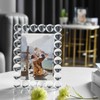 Marvala Clear Bubble Crystal Picture Frame 5''x 7'', Photo Frame