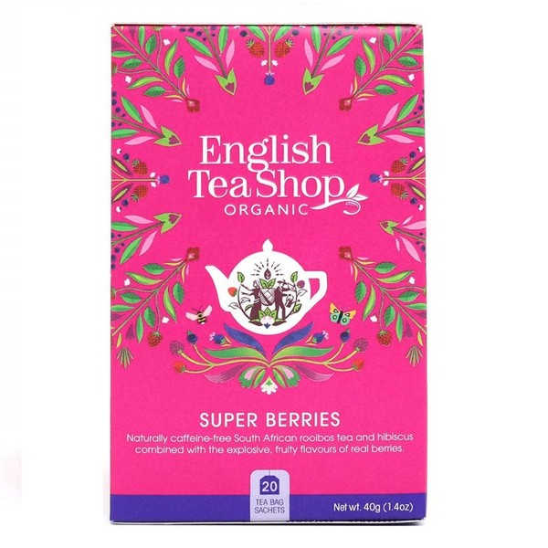 English Tea Shop 20 Organic Superberries Teabags