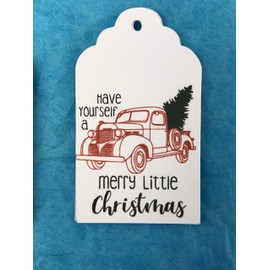 Truck, Have Yourself A Merry Little Christmas, Hang Tags, Gift Tags, New