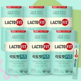 Chong Kun Dang Health Lacto Fit Kids 60 packets x 6 containers Raw Lactobacillus Kids Lactobacillus / 종근당건강 락토핏 키즈 60포 x 6통 생유산균 키즈 유산균