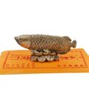 Fengshui Wealth Arowana Fish Lucky Fish Statue Figurine Decoration+Wealth Amulet D1014+Free Mxsabrina Red String Bracelet
