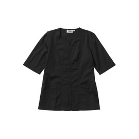 Ed Garments Women's Jewel Neck Housekeeping Tunic, Black, XL