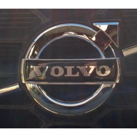 AuslanderVolvo.com BLACK 115mm VOLVO Grill Badge Emblem Decal C30 S40 V50 S60 S80 C70 V70 XC70 XC90