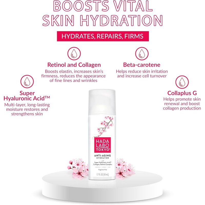 Hada Labo Tokyo Anti-Aging Hydrator, 1.7 Fluid Ounce