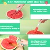 Mity rain Watermelon Cutter Slicer Tool - 3 In 1