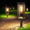 BITPOTT - Luces solares para calzada, paquete de 8, 3