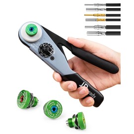 JRready Deutsch Crimp Tool ST2169 Deutsch Crimping Tool for DT,DTM,DTP and Amphenol AT ATP ATM Series Size 16 20 12 Solid Pin&Soc Contacts,Closed Barrel Crimp Tool with Three Positioners