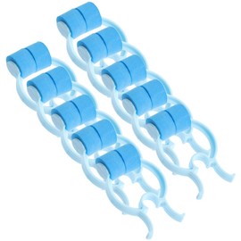 PACKOVE 16Pcs Nose Clips Comfortable Nose Stoppers for Breathing Training Household Nosebleed Relief Non Slip Design for Adults for Home School Playground