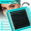 Lash Clusters Eyelashes Cluster Individual Wispy Lashes Thin Band for