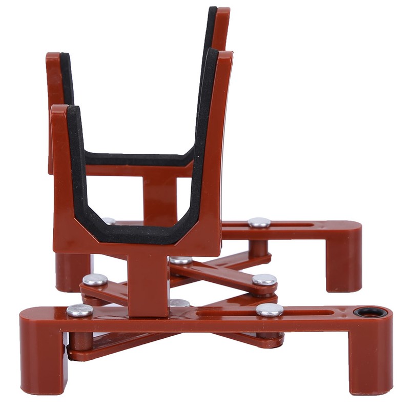 Professional Portable Folding Violin Stand Bracket Instrument Accessory Red