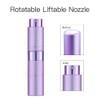 LISAPACK 8ML Atomizer Perfume Spray Bottle for Travel, Empty Refillable