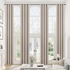mstexa Beige 144 Inch Blackout Curtains for High Ceiling Living